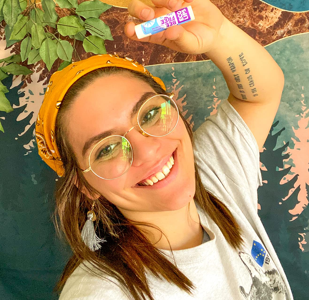 Eco Lips Bee Free Vegan Unscented 100% Natural Lip Balm - Soothe and Moisturize Dry, Cracked and Chapped Lips - 100% Plastic-Free Plant Pod Packaging Beauty & Personal Care Eco Lips