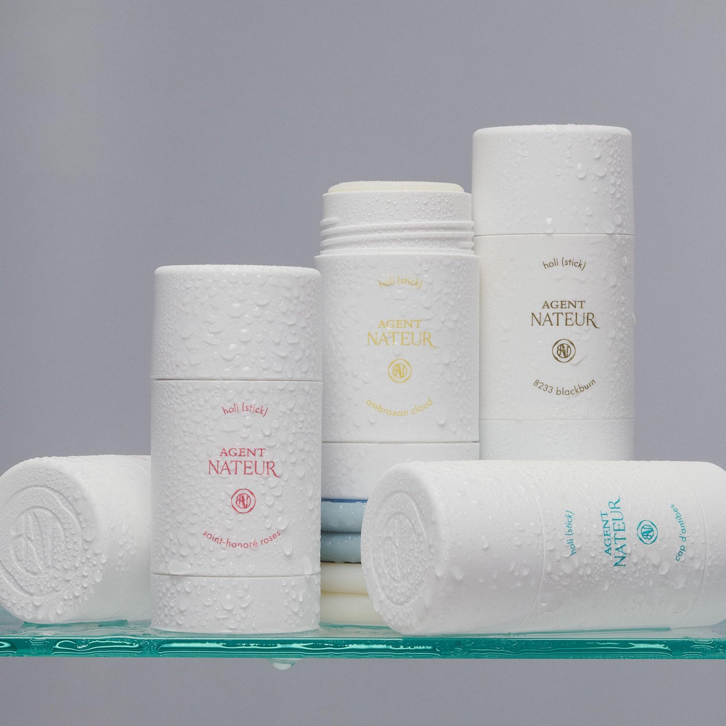 Agent Nateur - holi (stick) Cap d'Antibes Natural Deodorant - Castor + Coconut Oil, Beeswax - Aluminum-Free, Non-Toxic, Clean Skincare Crafted Beauty and Personal Care Agent Nateur