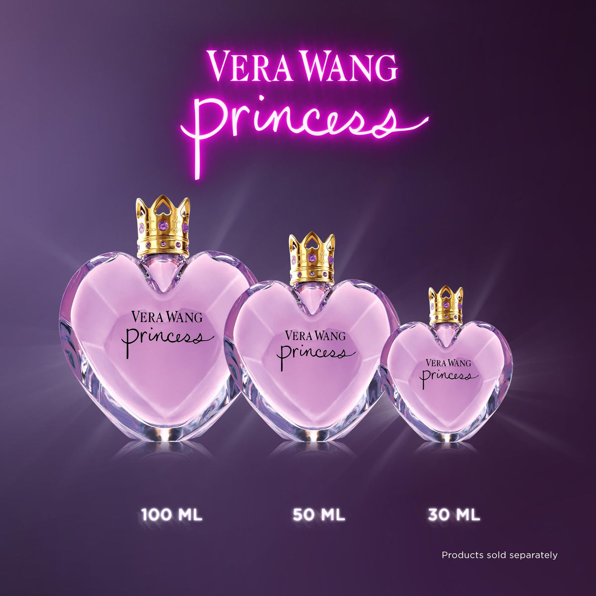 Vera Wang Princess Eau de Toilette 3.4 fl oz (Pack of 1), Notes of Apple, Quava, and Vanilla, Women's Fragrance, Long Lasting, Everyday Fragrance Beauty & Personal Care Vera Wang