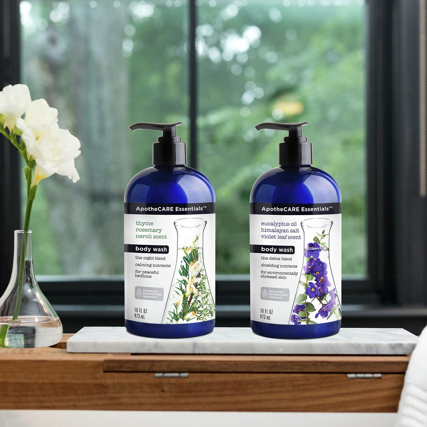 ApotheCARE Essentials The Detox Blend Body Wash Eucalyptus 16 oz Beauty & Personal Care ApotheCARE Essentials