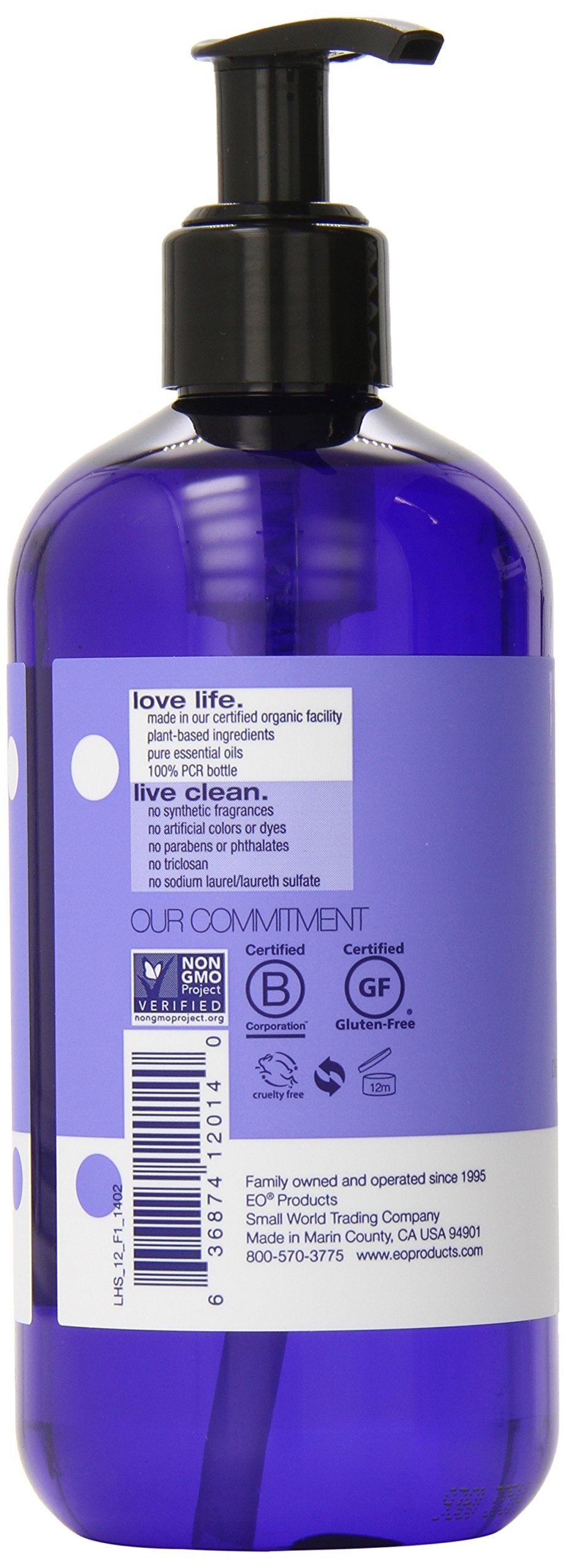 EO Sulfate-Free Moisturizing Hand Soap, French Lavender, 12 Oz, 3 Count Beauty & Personal Care EO