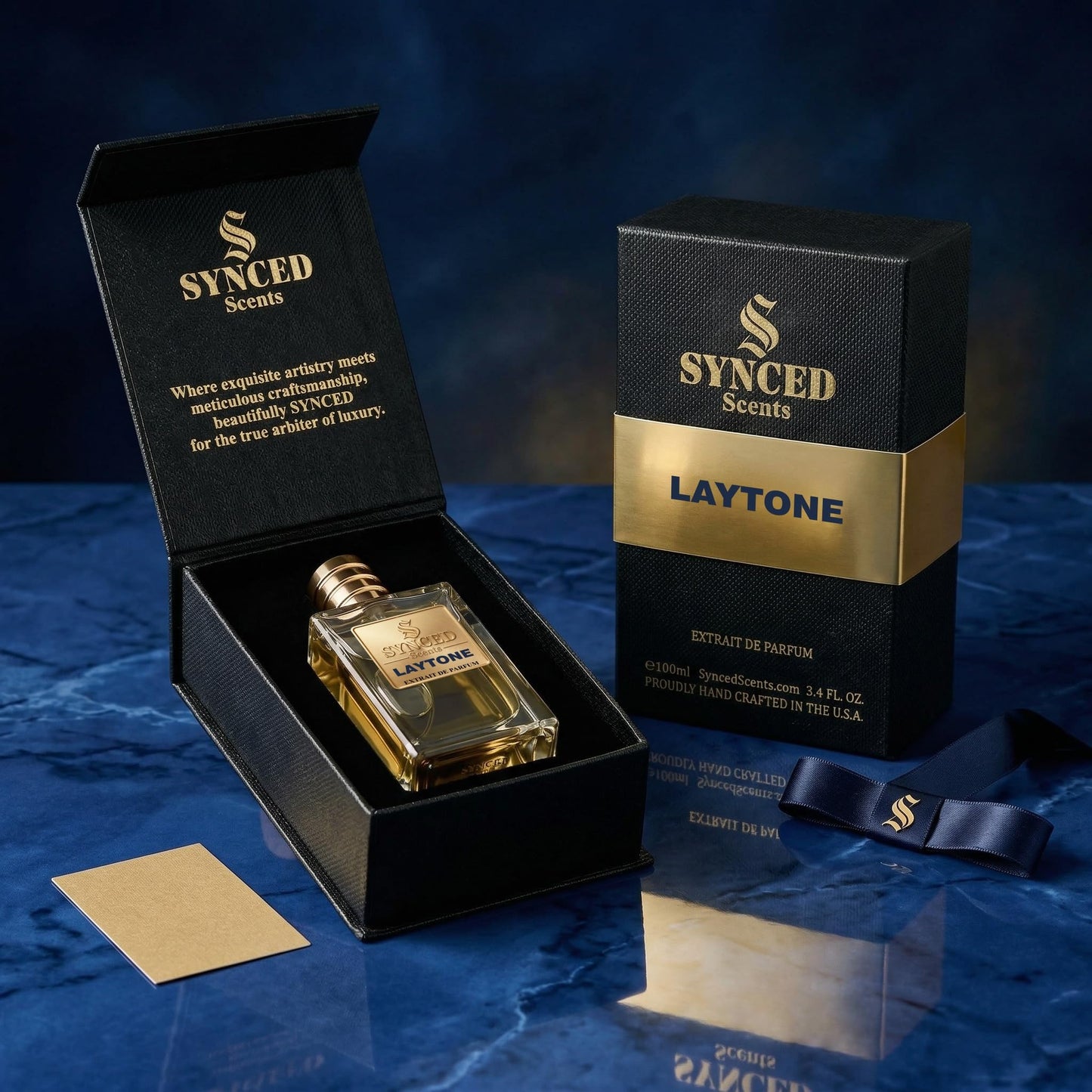 SYNCED Scents LAYTONE Inspired by Layton Perfume for Men and Women - Long Lasting Warm Spicy Woody Fragrance - Intense Smooth Fresh Apple Vanilla Beauty & Personal Care SYNCED Scents