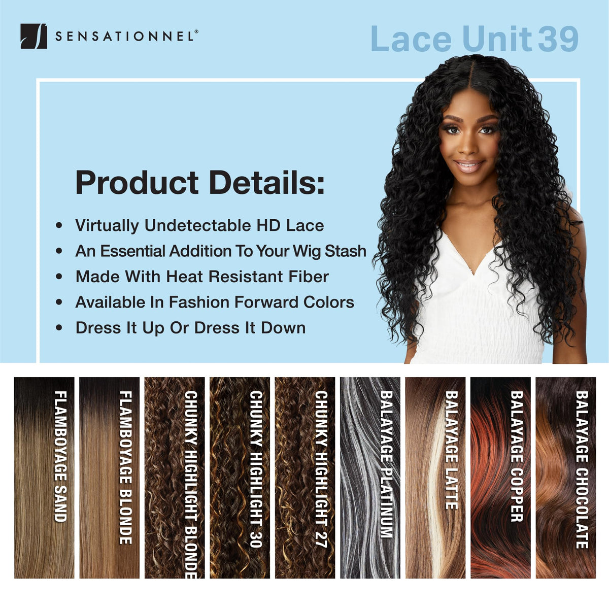 Sensationnel Dashly Lace Front Wig-Unit 39, BALAYAGECOPPER