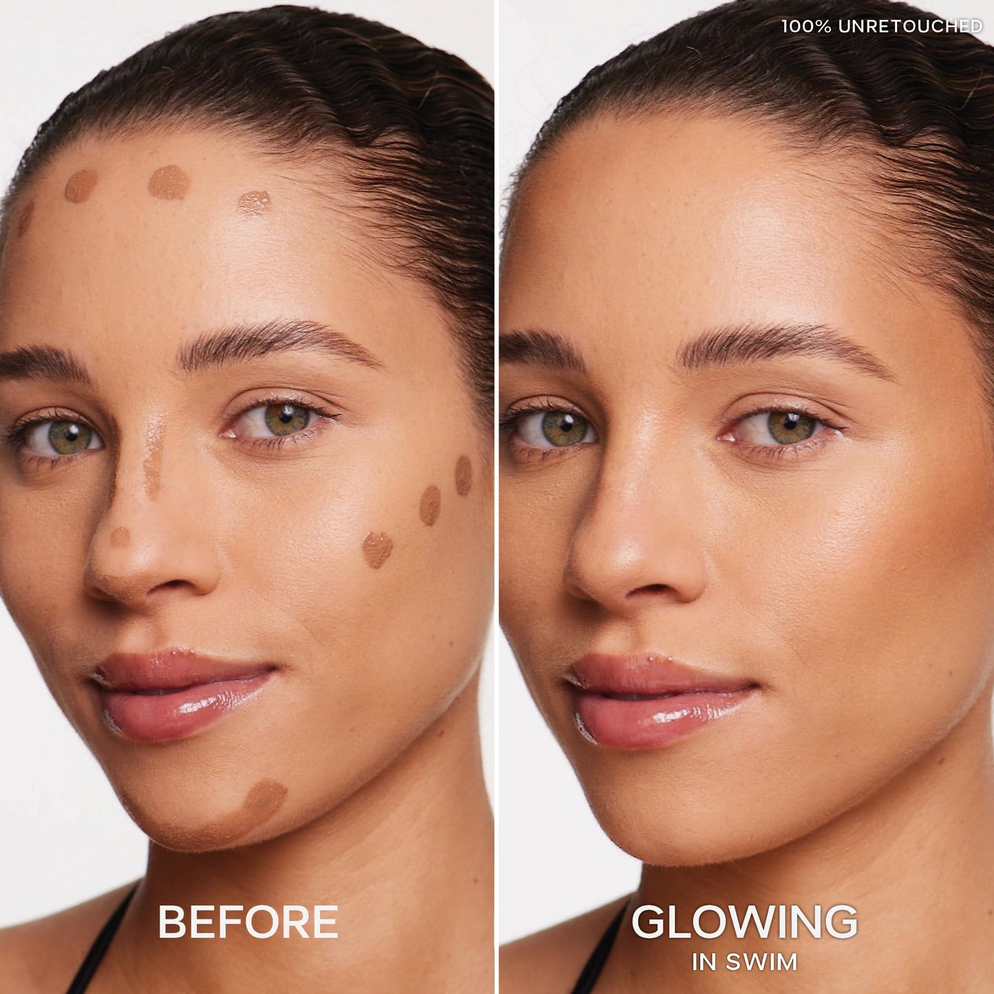 Saie Dew Bronze - Hydrating Liquid Bronzer Stick For a Sun Kissed Glow - Liquid Contour Stick Infused with Nourishing Skin Care Ingredients - Sculpted Beauty & Personal Care Saie