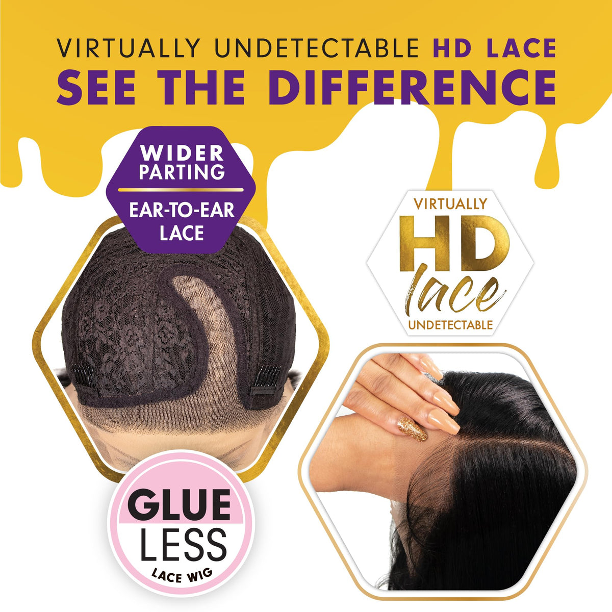 Sensationnel Butta LaceWig-Unit 7, MP/HAZEL