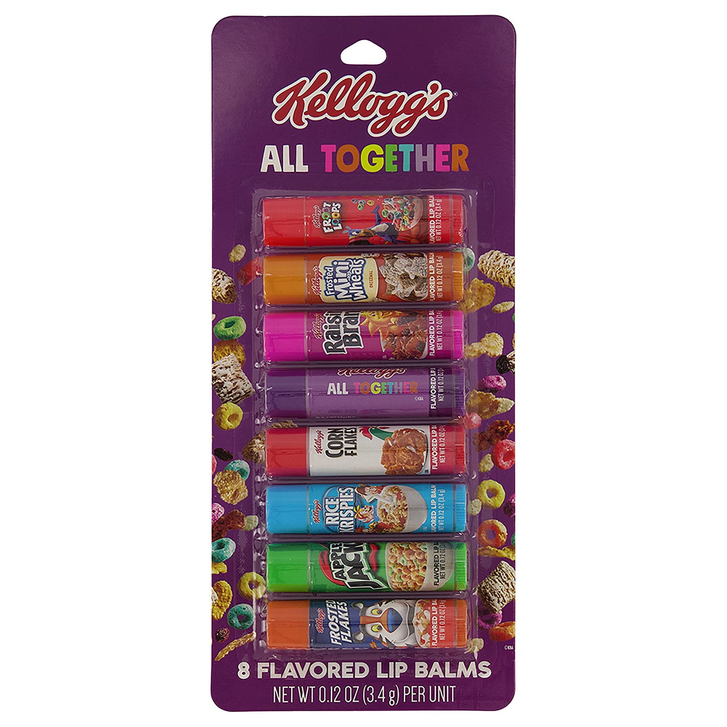 Taste Beauty KELLOGGS Breakfast Pack Lip Balms- 8-Pack of Favorite Cereal Flavors incl Rice Krispies, Frosted Flakes & More Beauty & Personal Care Taste Beauty
