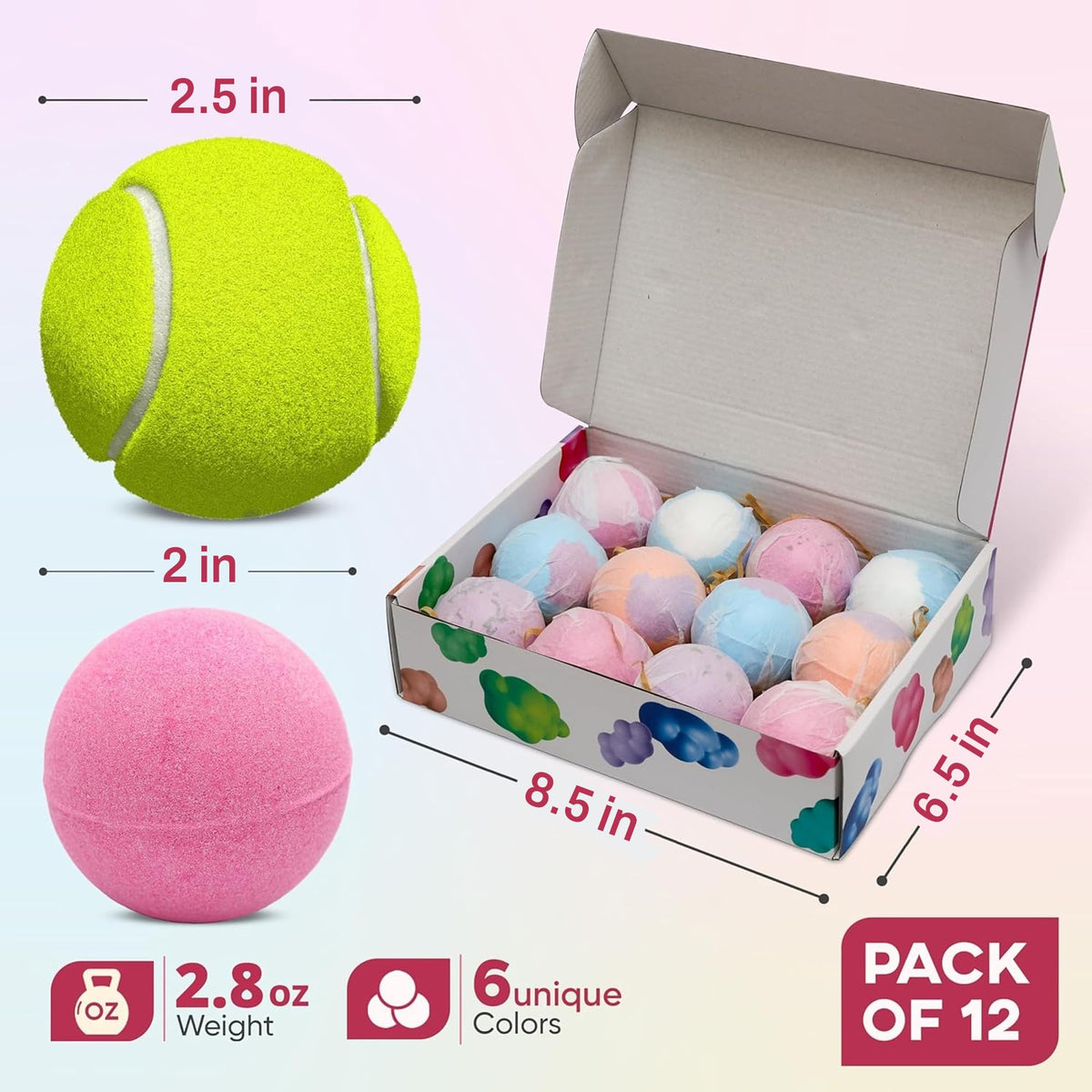 Bath Bombs for Women, Men & Kids - 12 Bath Bomb Gift Set with Shea Butter, Essential Oils & Sea Salt, Moisturizing Spa Aromatherapy, Long-Lasting… Beauty & Personal Care LIKEVOW