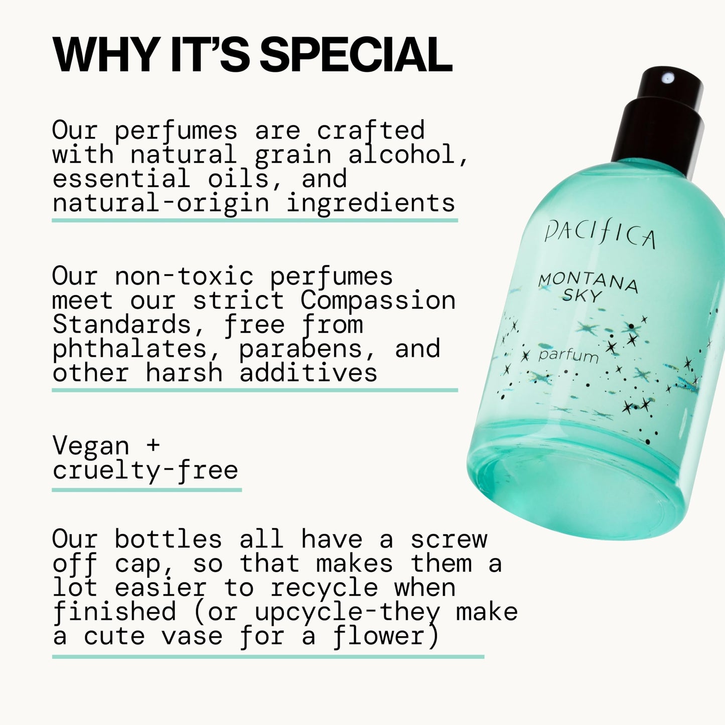 Pacifica Montana Sky Spray Perfume - Clean Vegan Fragrance for Women with Cedarwood & Sage - Grounding Earthy Woodsy Scent w/Cedarwood, Black Pepper Beauty and Personal Care Pacifica