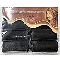 Annie Satin Hair Rollers, Large Size, Black Beauty & Personal Care Annie