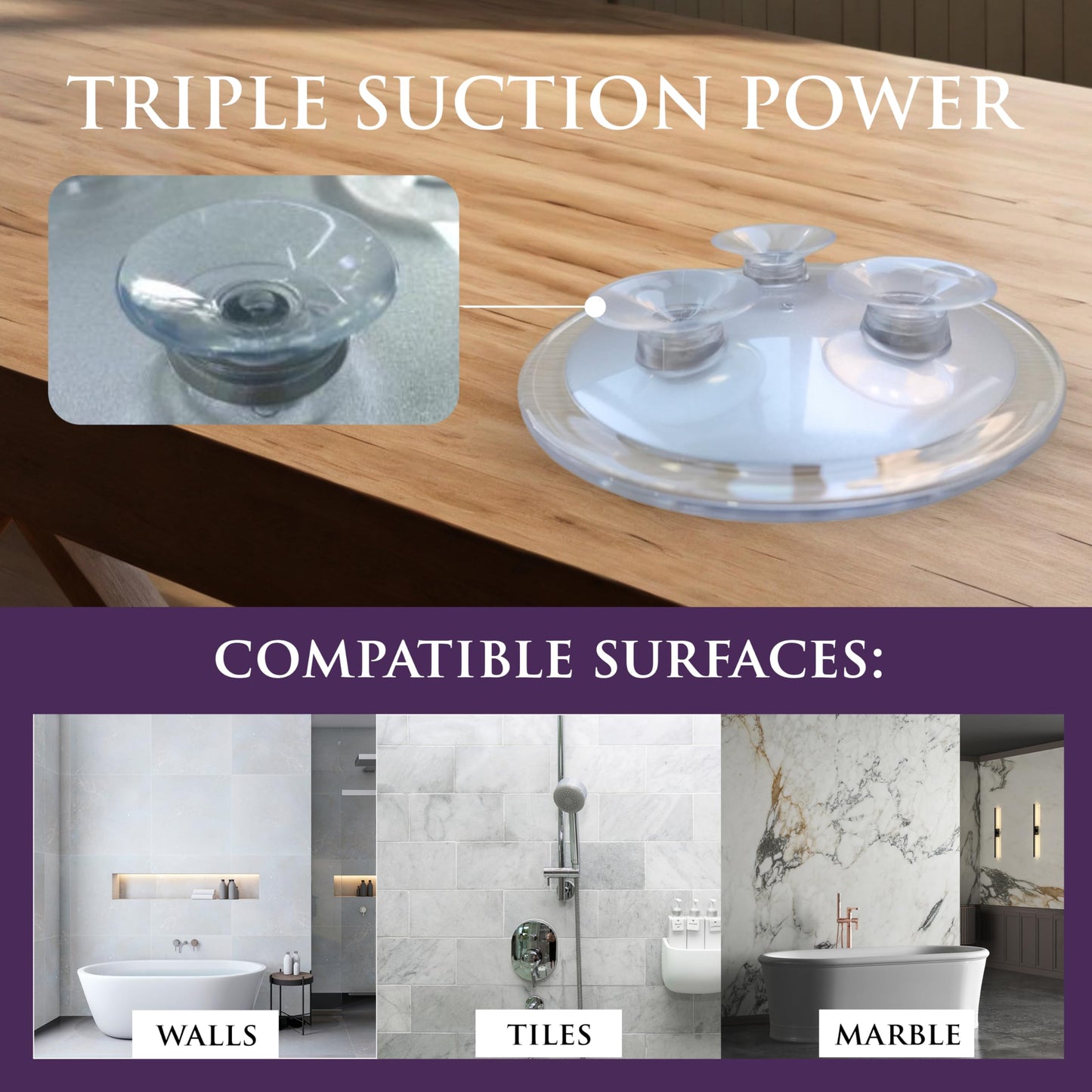 MIRRORVANA 20X & 15X Magnifying Mirror Set with 3 Suction Cups Each - Compact & Travel Ready Mirror for Makeup - Sizes: 6" and 4" Wide Beauty & Personal Care MIRRORVANA