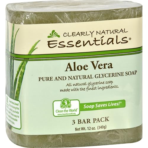 Pure & Natural Glycerine Soap; Aloe Vera Beauty & Personal Care Clearly Natural