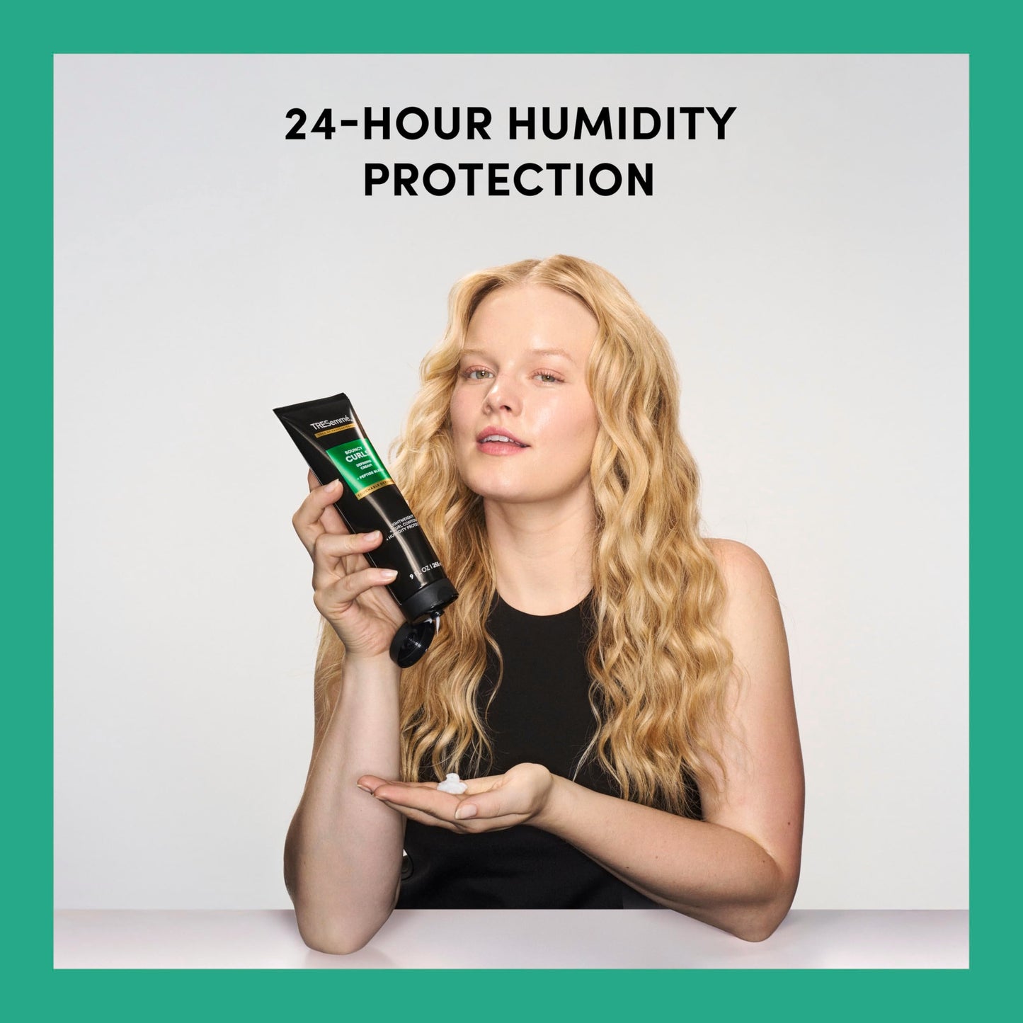 TRESemmé Defining Cream 1 ct Bouncy Curls for Lightweight + Curl Control + Humidity Protection, with Peptide Blend, 9 fl oz Beauty & Personal Care TRESemmé