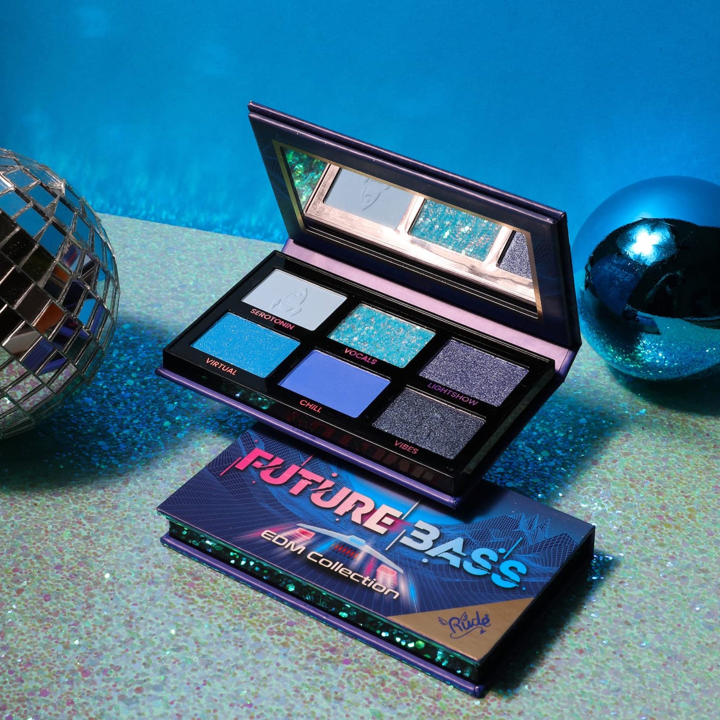 Rude Cosmetics EDM Collection - Future Bass for Women - 0.21 oz Eye Shadow Beauty & Personal Care RUDE