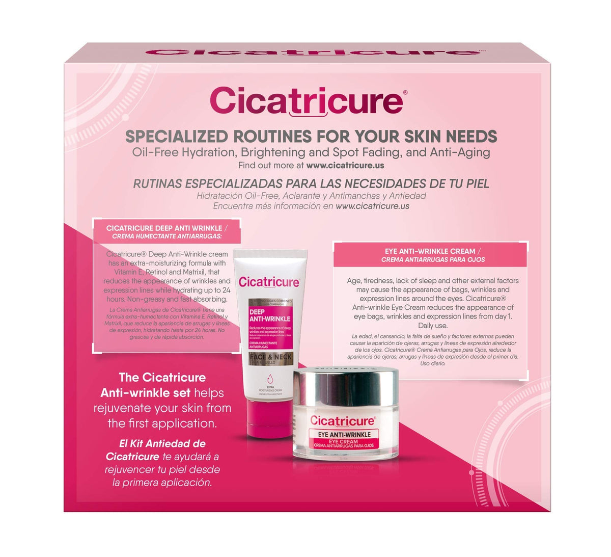 Cicatricure Complete Rejuvating System Gift Pack of Two Facial Antiwrinkle Creams Beauty & Personal Care Cicatricure
