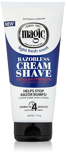 SoftSheen Carson Magic Regular Razorless Cream Shave 6 Oz (Pack of 6) Beauty & Personal Care SoftSheen