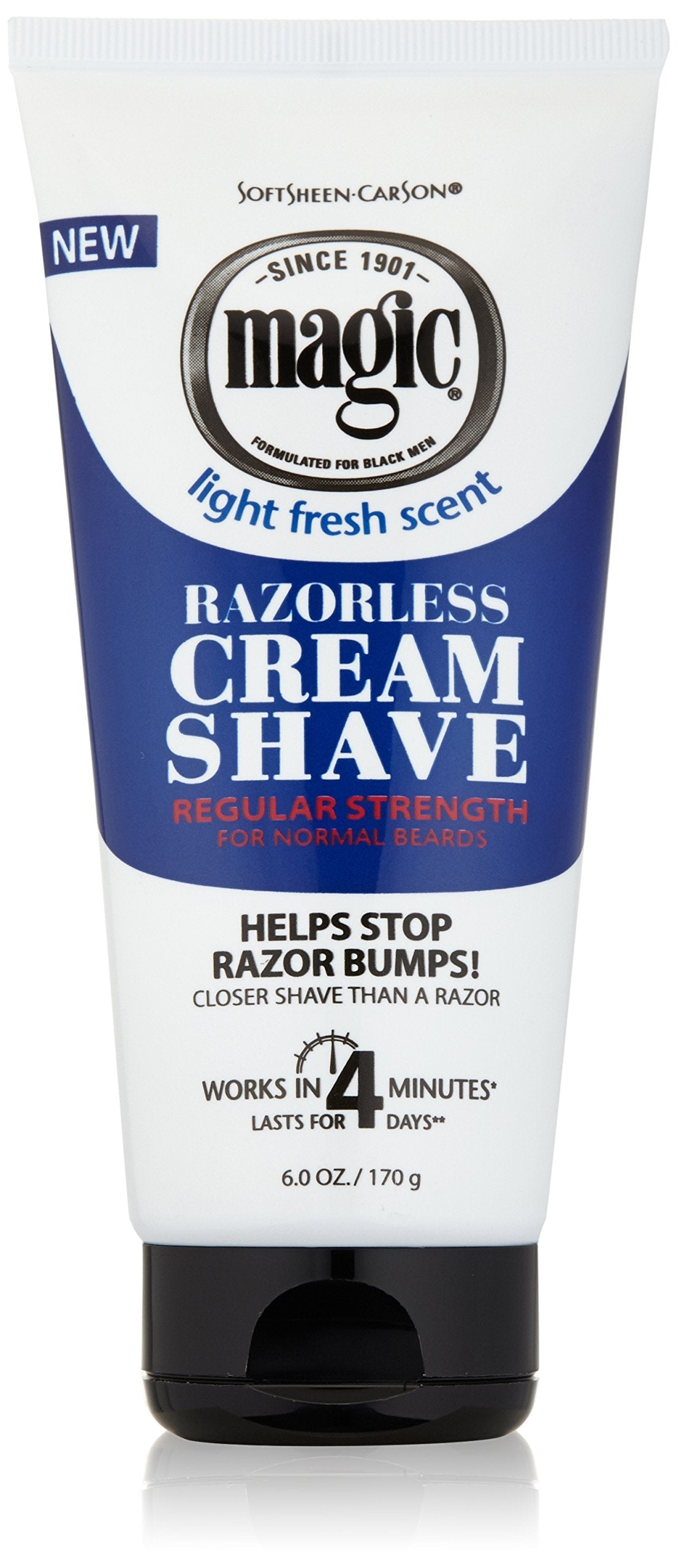 SoftSheen Carson Magic Regular Razorless Cream Shave 6 Oz (Pack of 6) Beauty & Personal Care SoftSheen