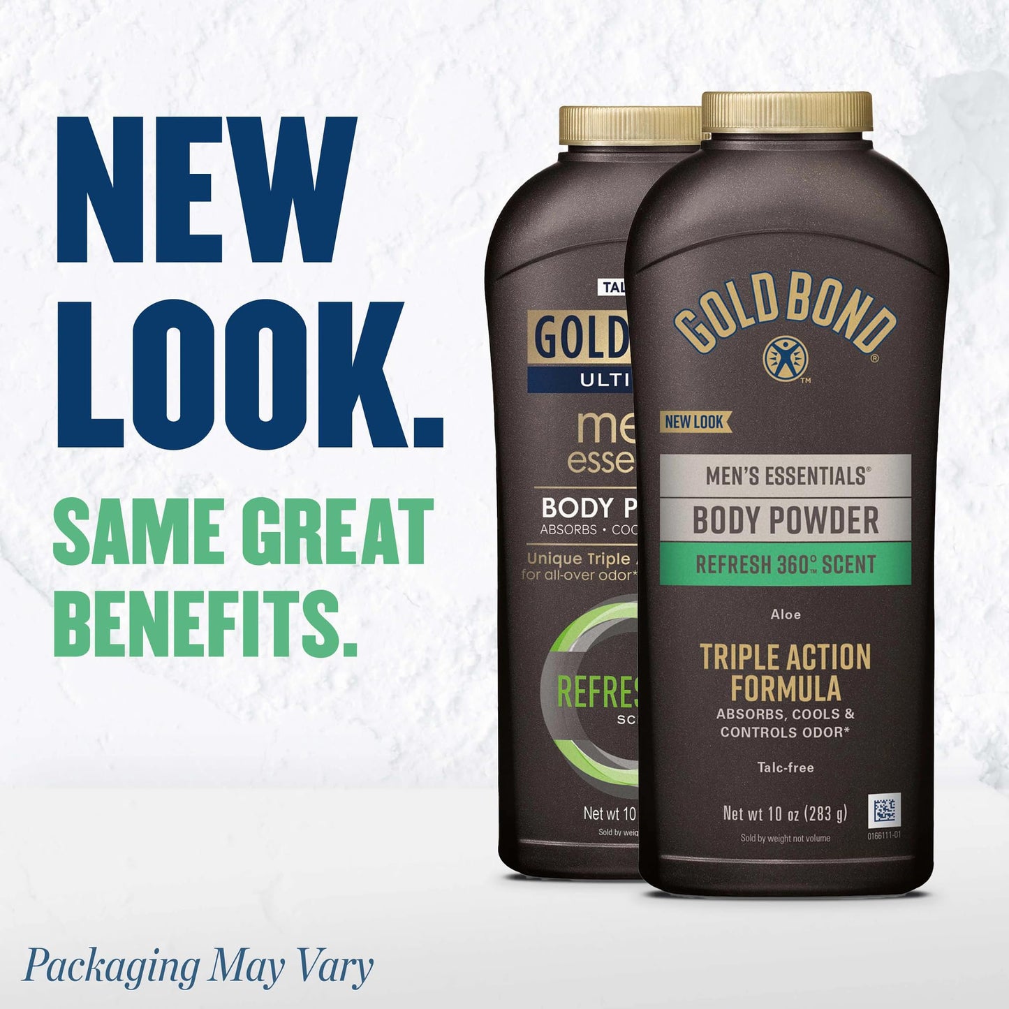 Gold Bond Men's Essentials Talc Free Body Powder, 10 oz., Refresh 360 Scent, Body Powder for Men, Wetness Protection Beauty & Personal Care Gold Bond