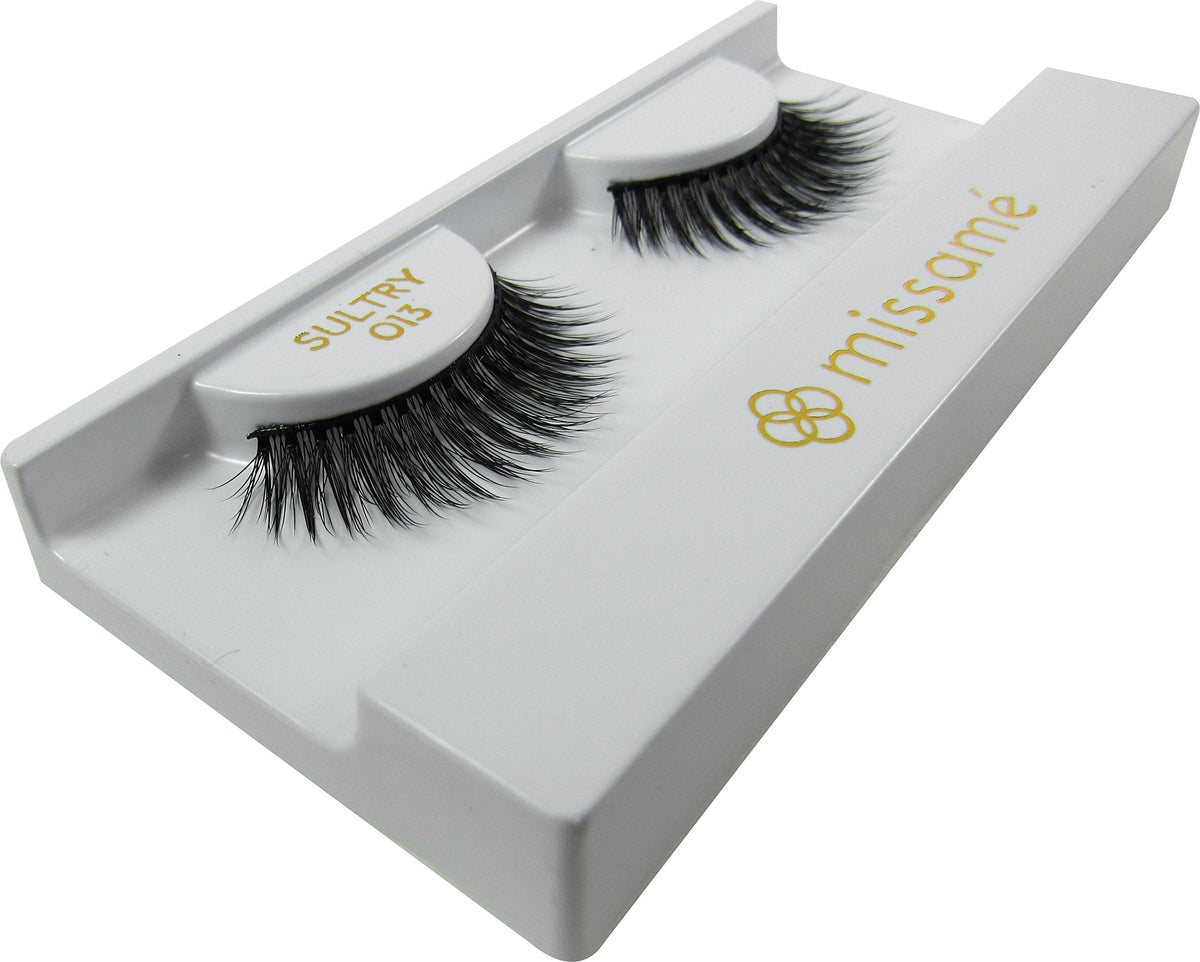 Missamé SULTRY Deluxe Beauty False Eyelashes Set, Handmade Lashes with Premium Synthetic Fibers, Black, 3 Pairs of Strip Lash Beauty & Personal Care Missamé