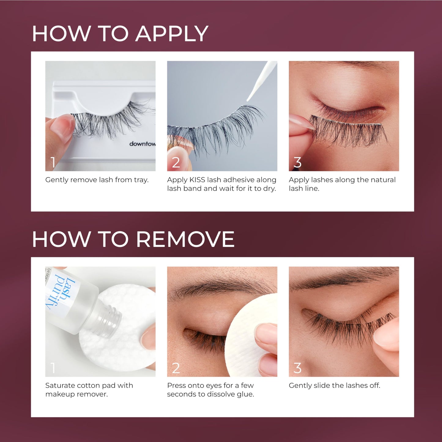 KISS Lash Couture LuXtensions Collection False Eyelashes, Flat Lash Technology, Super Slim Lash Band, Real Lash Extension Fibers, Reusable, Style Beauty & Personal Care KISS