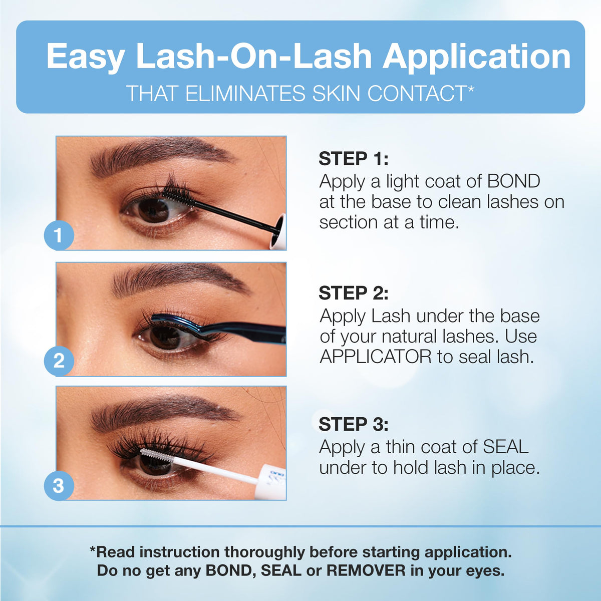 Ardell Seamless Under DIY Lash Extensions Kit Naked Style - Natural Lash Clusters Kit Wispy, Eyelash Clusters, 36 Individual Lashes, Cluster Eyelash