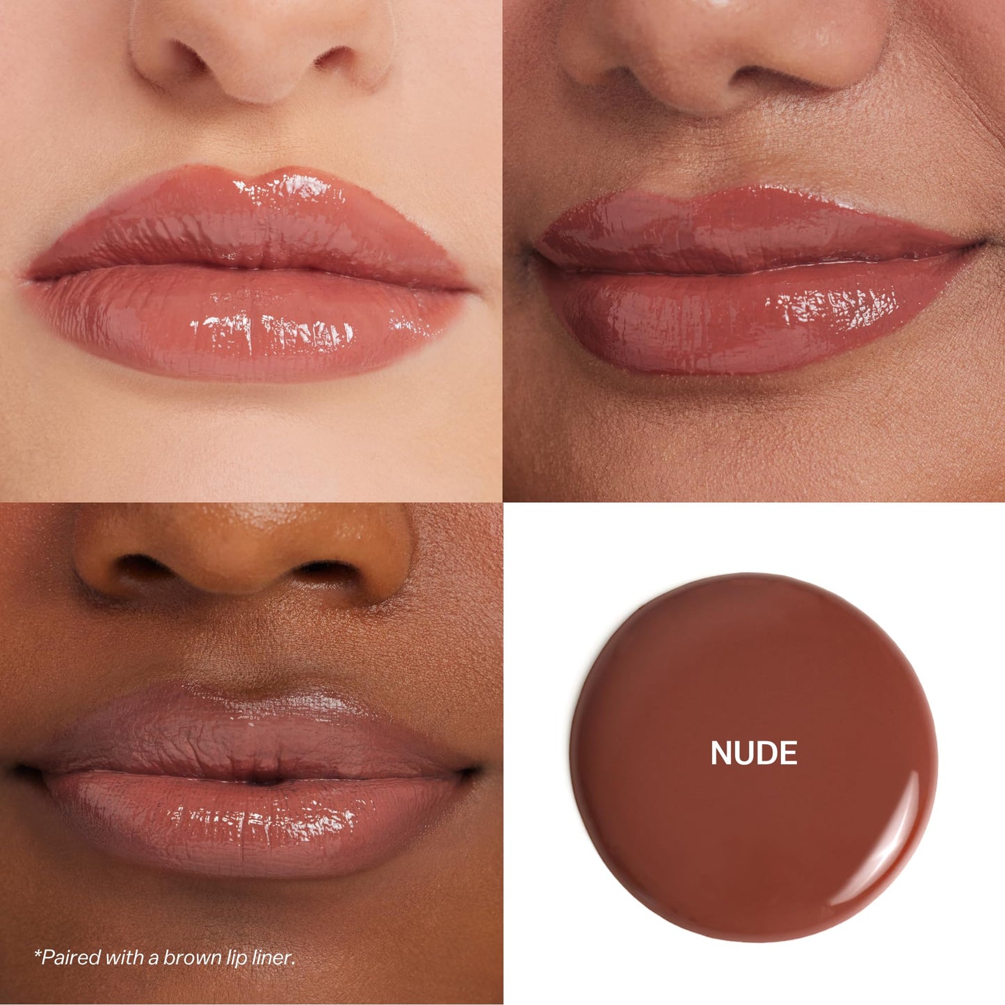 BASMA Beauty Ultra-Hydrating Rich Pigment Lip Gloss, Blurring Gloss with Shine, Non-Sticky High-Impact Color for Dry Lips, Nourishing Comfort, Glossy Beauty & Personal Care BASMA