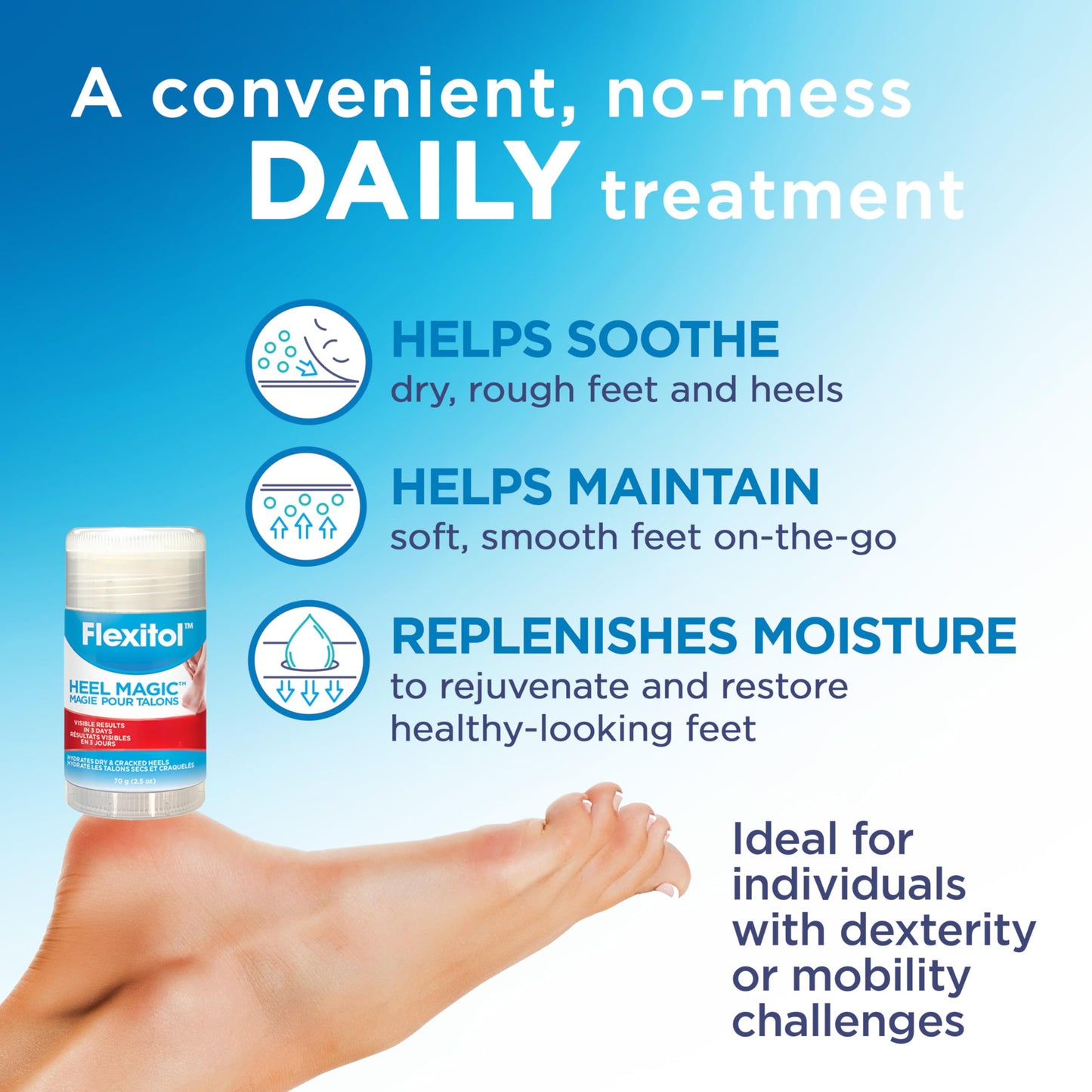 Flexitol Heel Magic For Dry Skin or Rough Heels with Shea Butter & Vitamin E, 2.5 Ounce Beauty & Personal Care Flexitol
