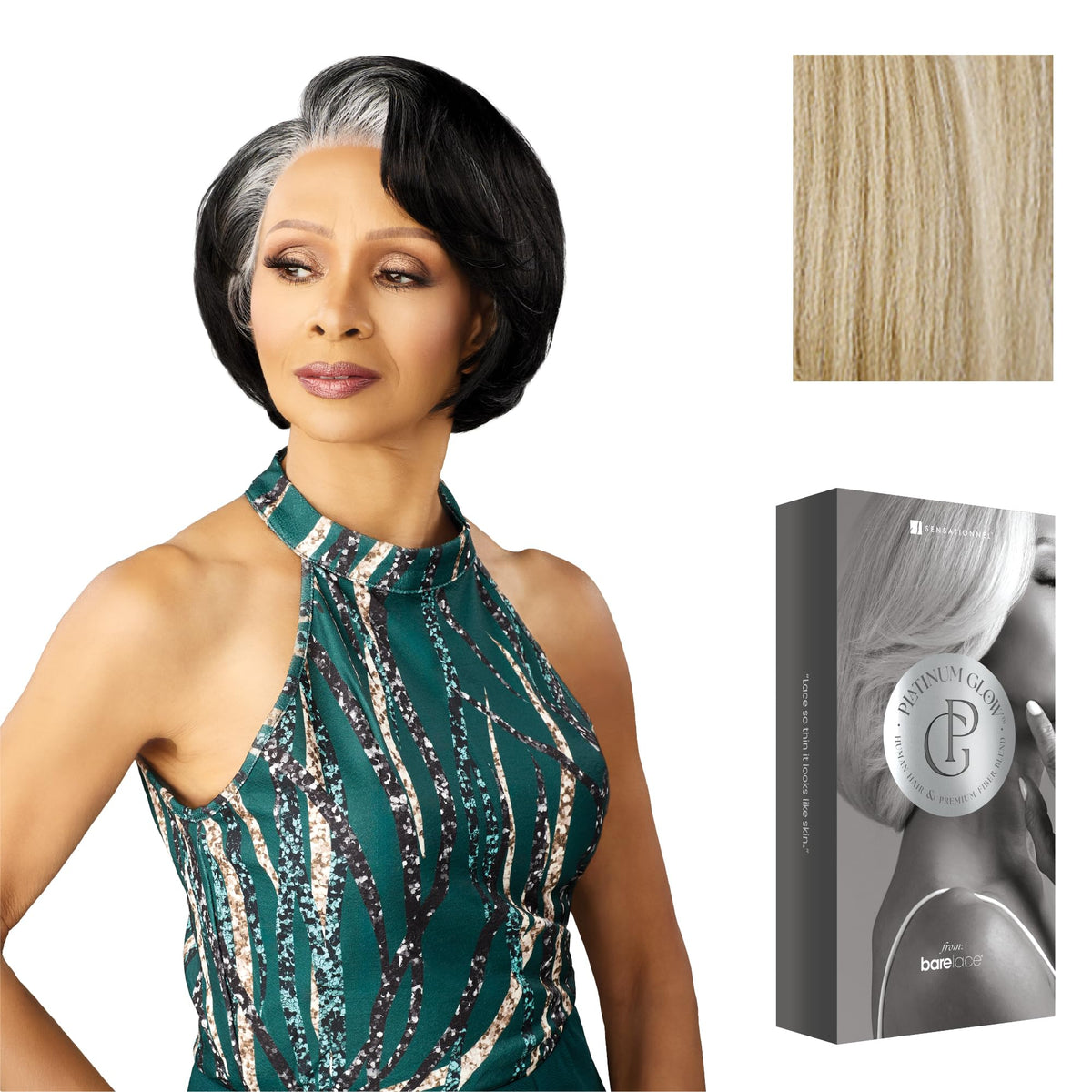 Sensationnel Platinum Glow 13x6 Wig-Maxine, LUXEBLONDE