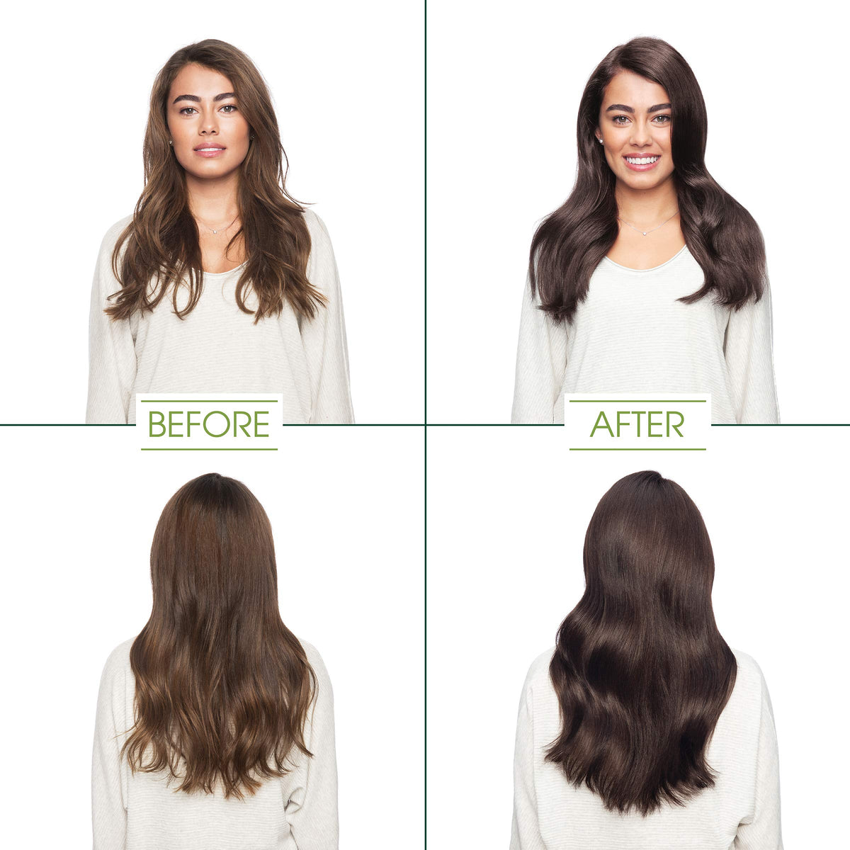 Garnier Nutrisse Nourishing Hair Color Creme, 30 Darkest Brown (Sweet Cola), 3 Count (Packaging May Vary)