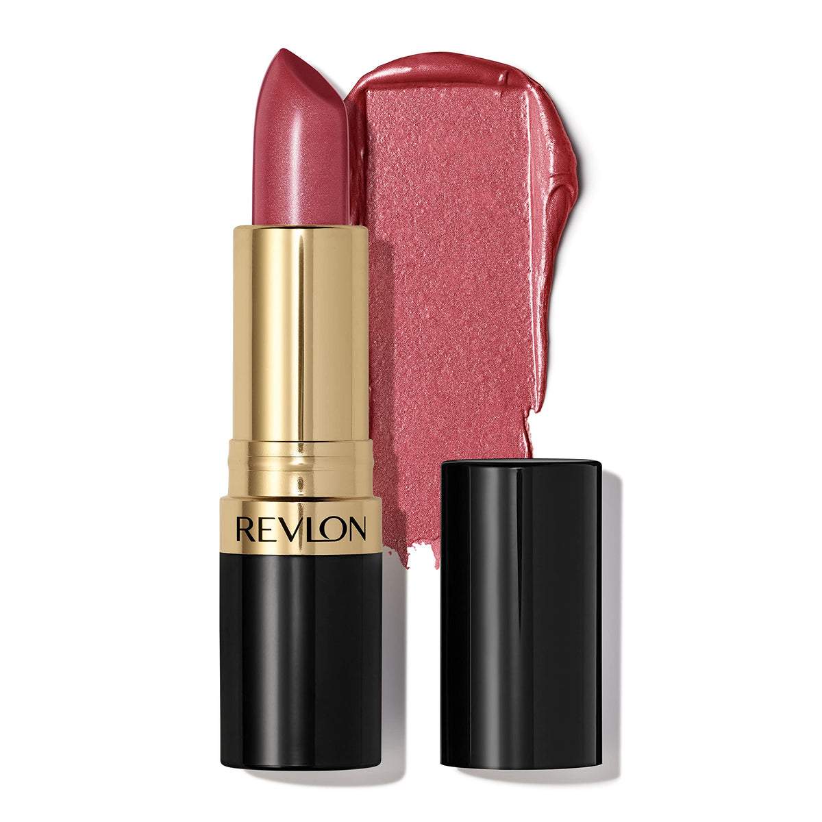 Revlon Super Lustrous Lipstick, Creamy Formula For Soft, Fuller-Looking Lips, Moisturized Feel, 610 Goldpearl Plum, 0.15 oz Beauty & Personal Care REVLON