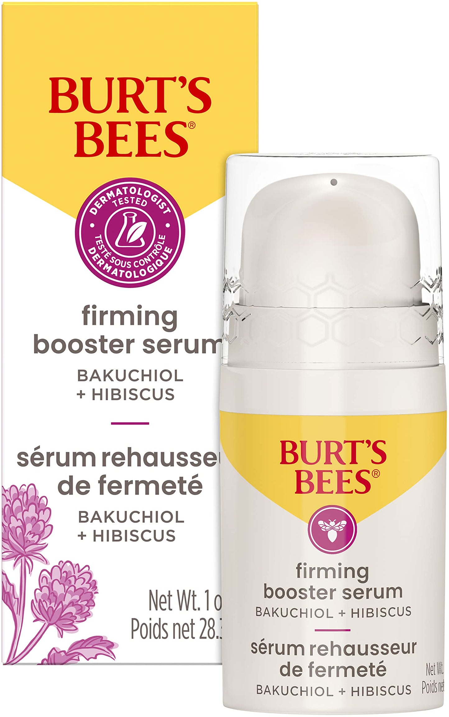 Burt's Bees Firming Collagen Face Serum, Natural Origin Retinol Alternative Improves Skin Texture & Supports Anti-Aging, with Bakuchiol, Lightweight Beauty & Personal Care Burt's Bees
