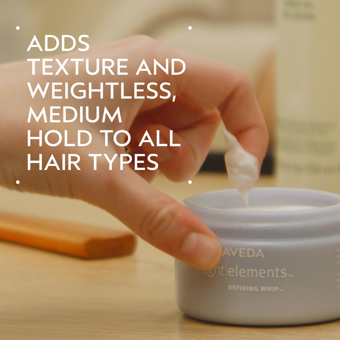 Aveda Light Elements Defining Whip | Hair Styling Wax | Lightweight | Adds Texture & Medium Hold, 4.2 Ounce Beauty & Personal Care Aveda