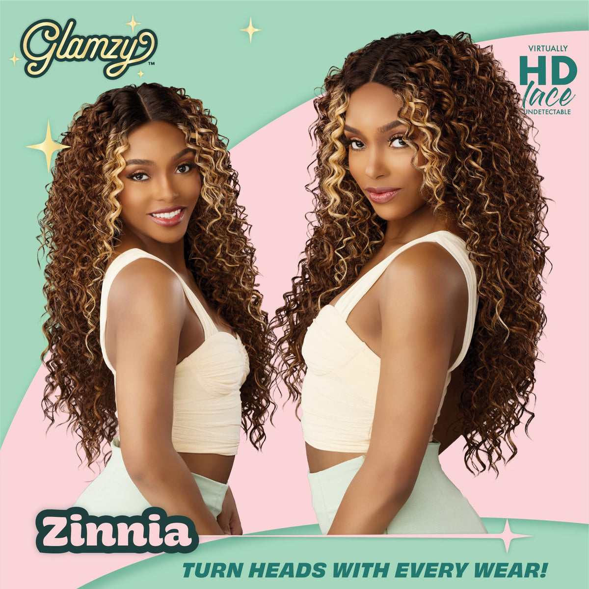 Sensationnel Glamzy Lace Part Wig-Zinnia, BALAYAGEGOLD