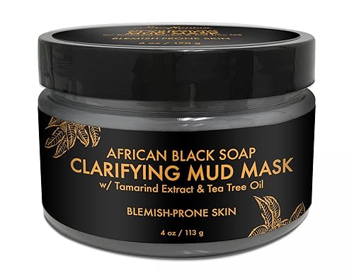 SheaMoisture African Black Soap Problem Skin Facial Mask, 4 Ounce Beauty & Personal Care SheaMoisture