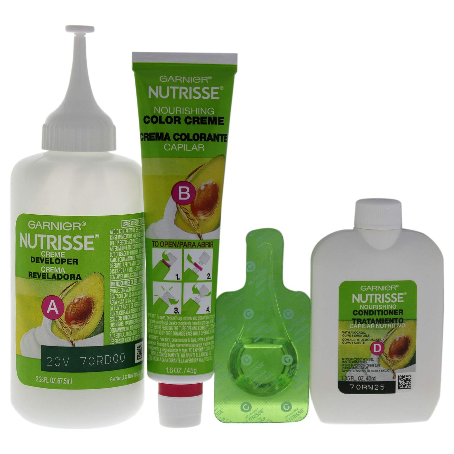 Garnier Nutrisse Nourishing Hair Color Creme, 434 Deep Chestnut Brown (Chocolate Chestnut) (Packaging May Vary) Beauty & Personal Care Garnier