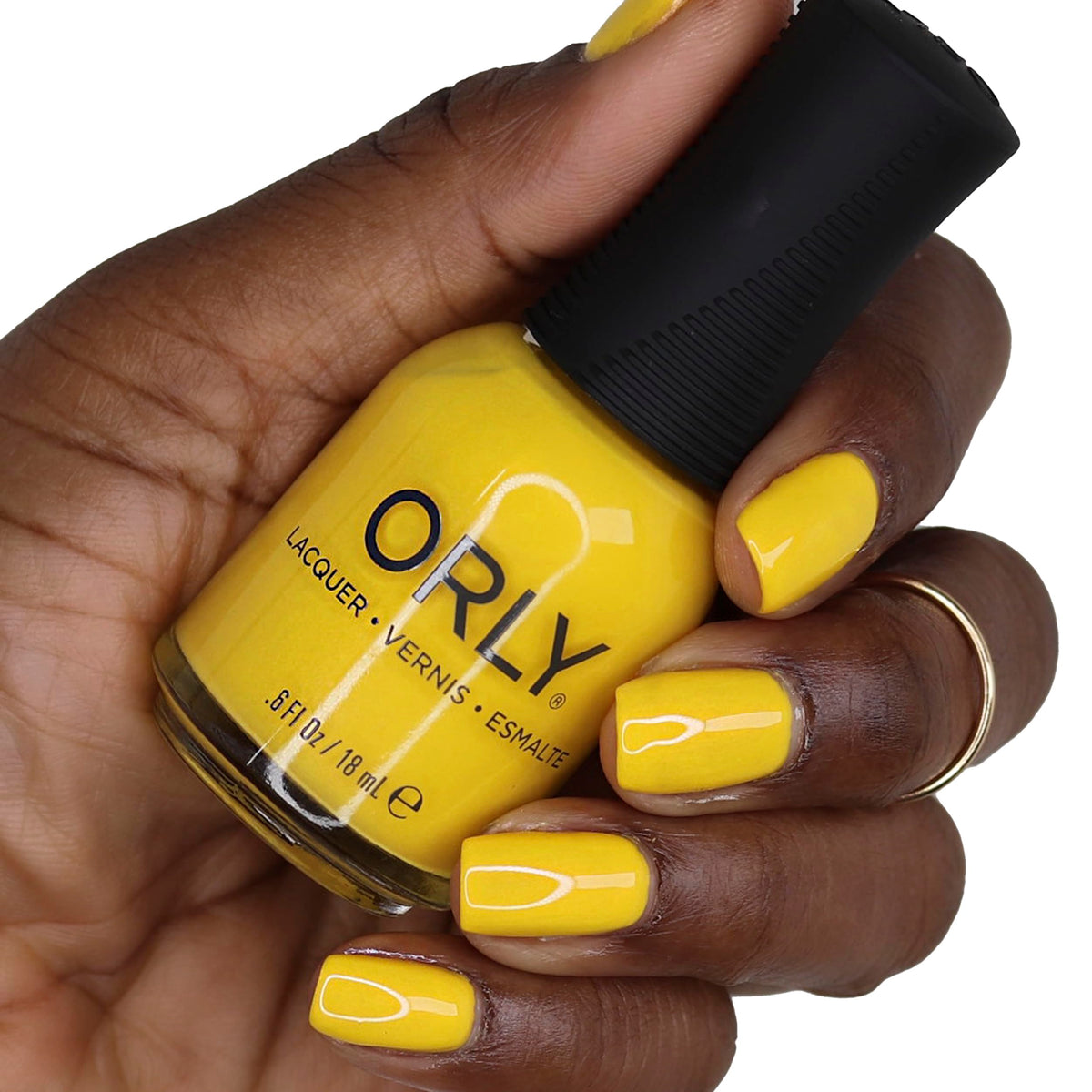 Orly Nail Polish 'Cloudscape' Collection | Bright Shimmer and Creme Nail Polishes for Summer 0.6fl oz (Sunny Side Up)