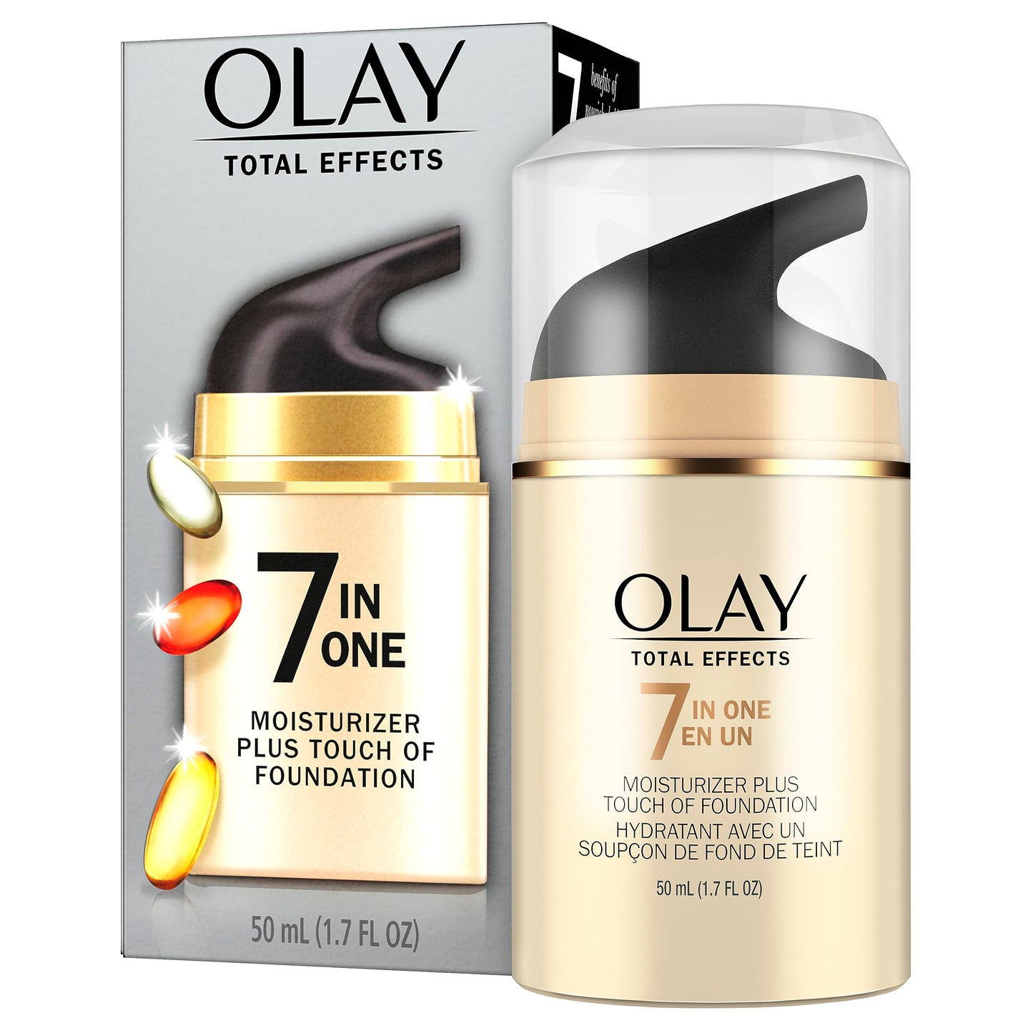Olay CC Cream, Total Effects Moisturizer with Foundation, 7-in-1 Hydrates, Replenishes, Brightens, Evens Tone, Minimizes Look of Pores, Firms, Smooth Beauty & Personal Care Olay