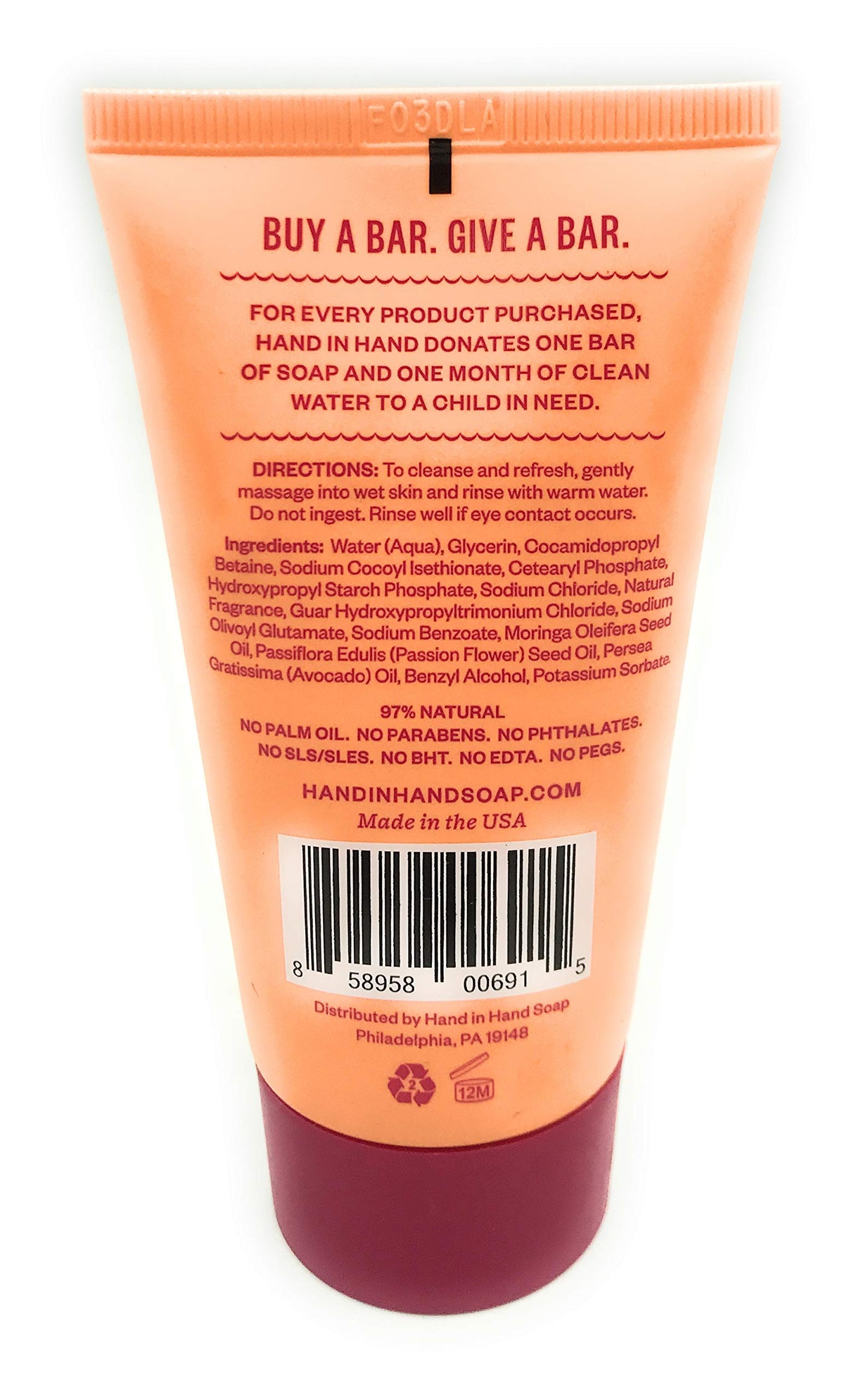 Hand In Hand, Wash Body Mini Spiced Plum, 2 Fl Oz Beauty & Personal Care Hand in Hand