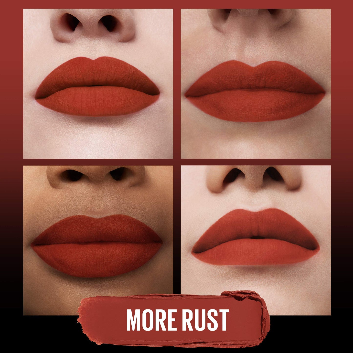 Maybelline Color Sensational Ultimatte Matte Lipstick, Non-Drying, Intense Color Pigment, More Rust, Rusty Red, 1 Count Beauty & Personal Care MAYBELLINE