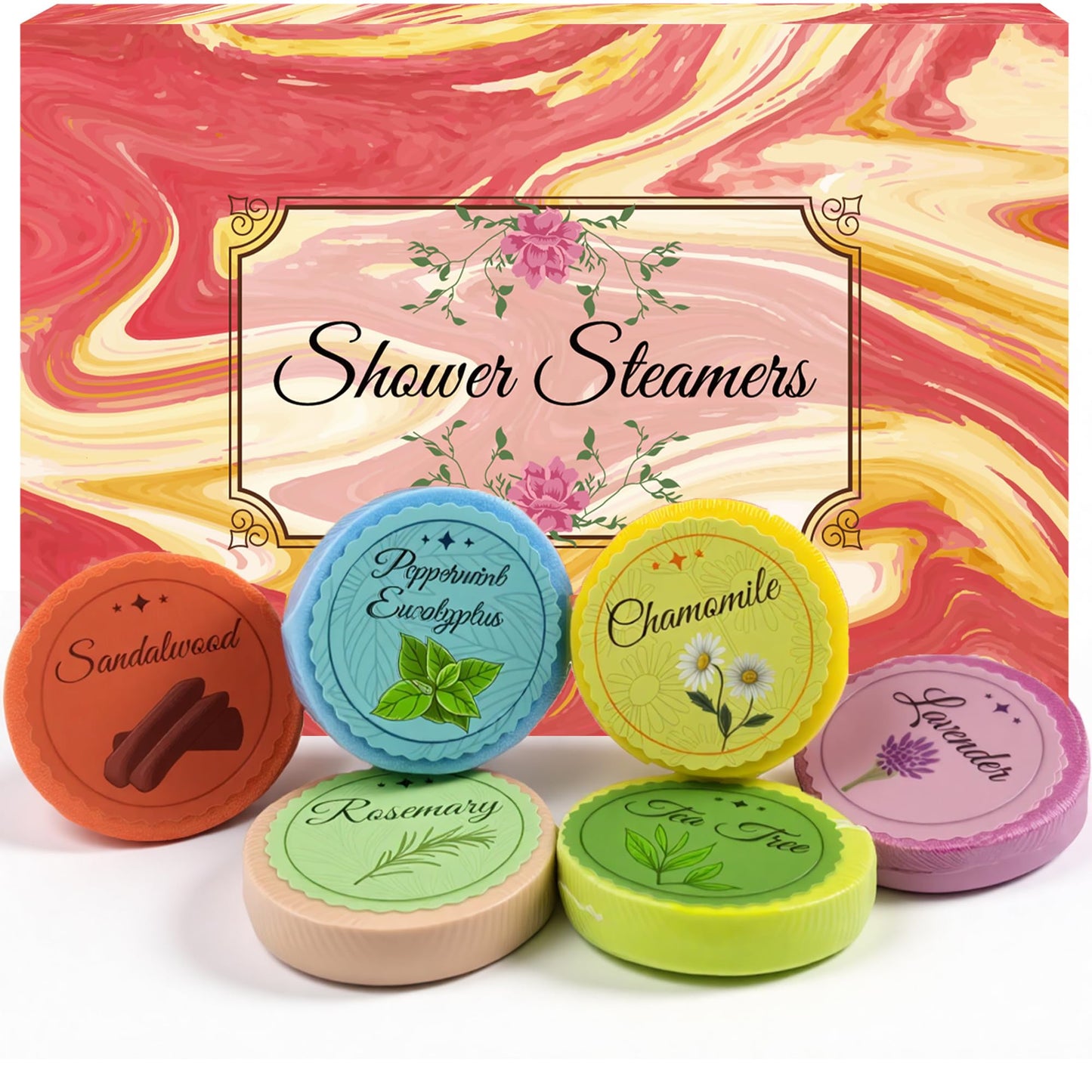 Travel Essentials - Shower Steamers Aromatherapy - Teacher Gifts for Women Men Wife - Birthday Gift for Mom Girls - Self Care Relaxation Essential Beauty and Personal Care MDDRUIQI