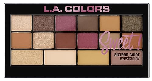 L.A. COLORS Sweet! 16 Color Eyeshadow, Brave C30467 Beauty & Personal Care L.A. COLORS