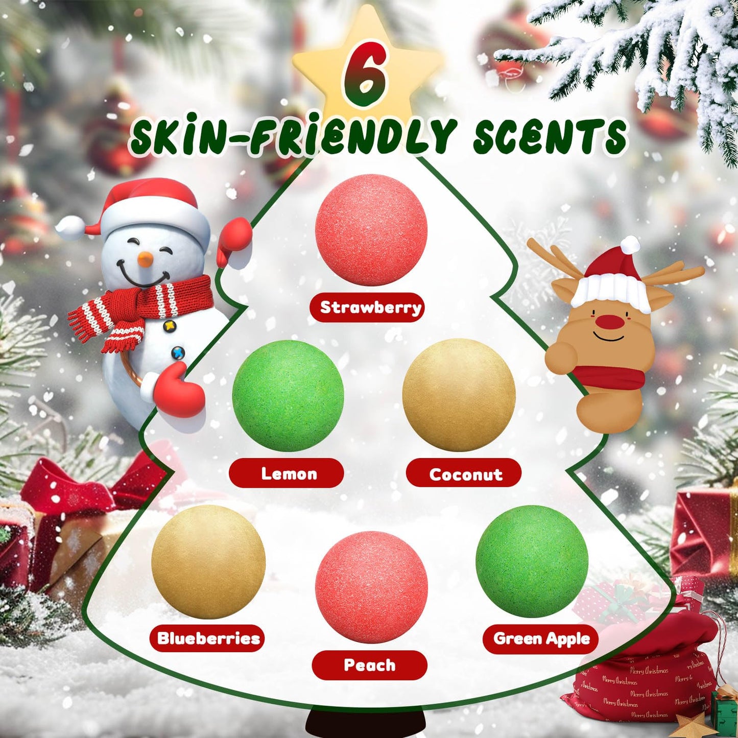 Christmas Bath Bombs for Kids with Surprise Toys Inside, 2025 Christmas Stocking Stuffers Gift for Kids, 6 Pack Bubble Bath Bomb for Boys Girls Beauty and Personal Care sanyi