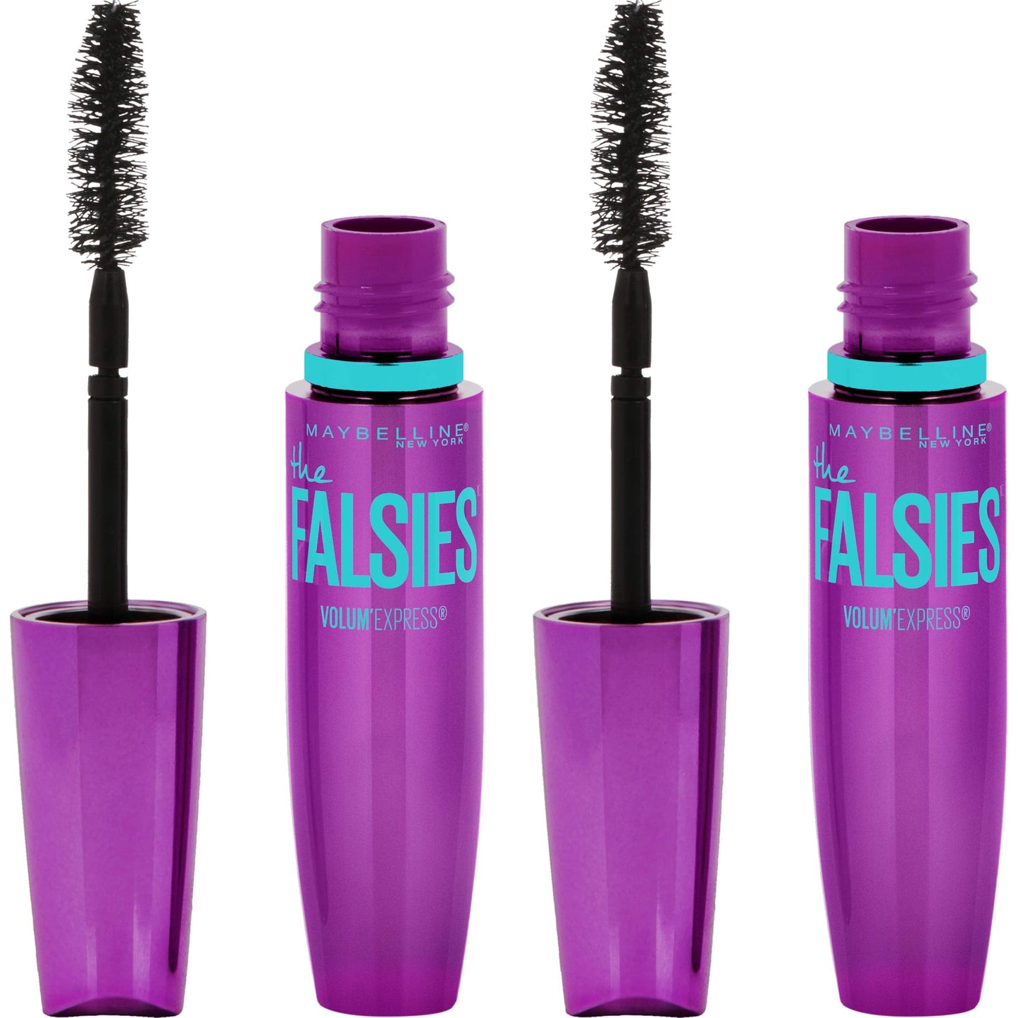 Maybelline Volum' Express Falsies Volumizing, Washable Mascara, Blackest Black, 2 Count Beauty & Personal Care MAYBELLINE