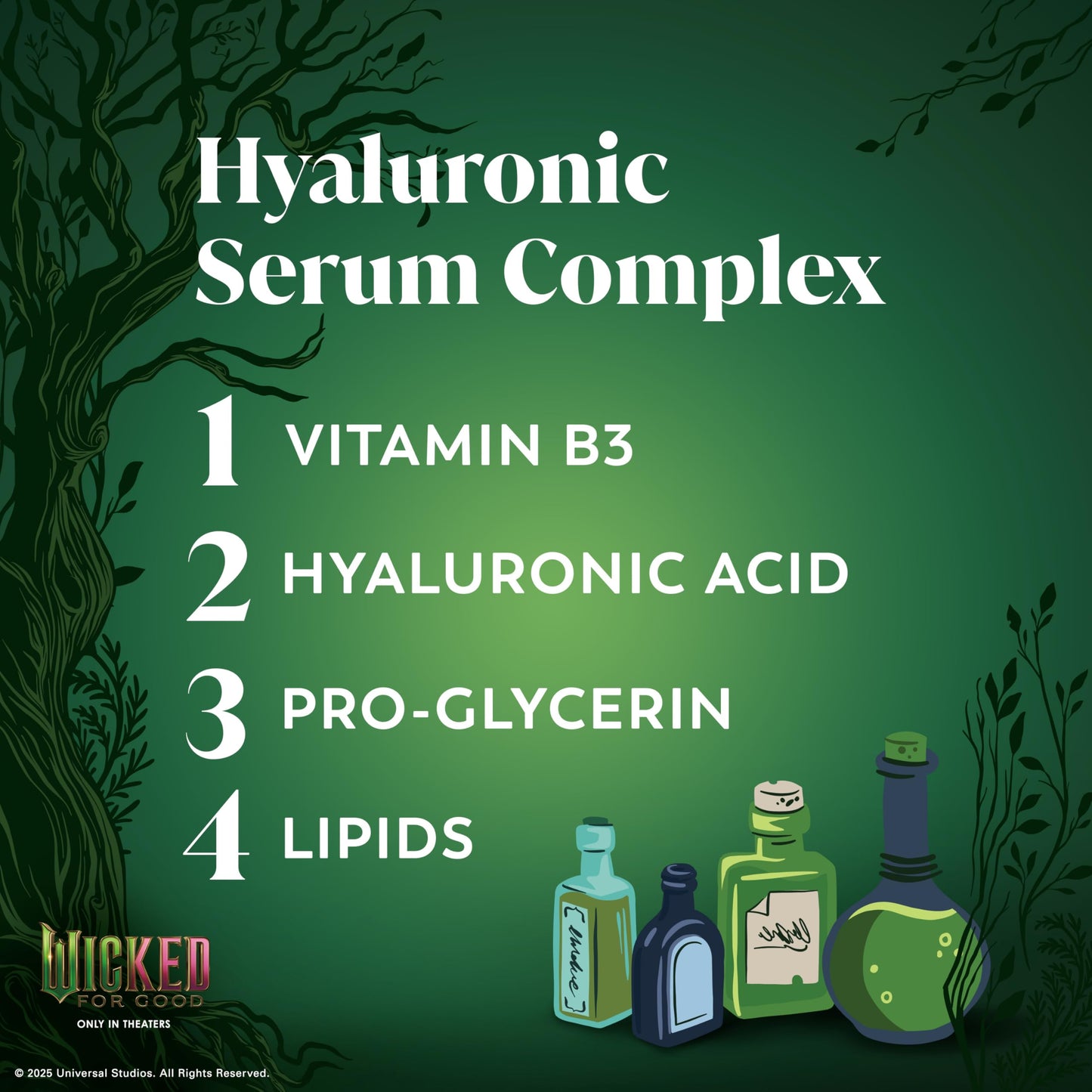 Olay Body Wash for Women, Wickedly Wonderful Elphaba’s Edition, Intensely Hydrating & Renewing, Pro-Hyaluronic Acid Serum with Vitamin B3, For All Beauty & Personal Care Olay
