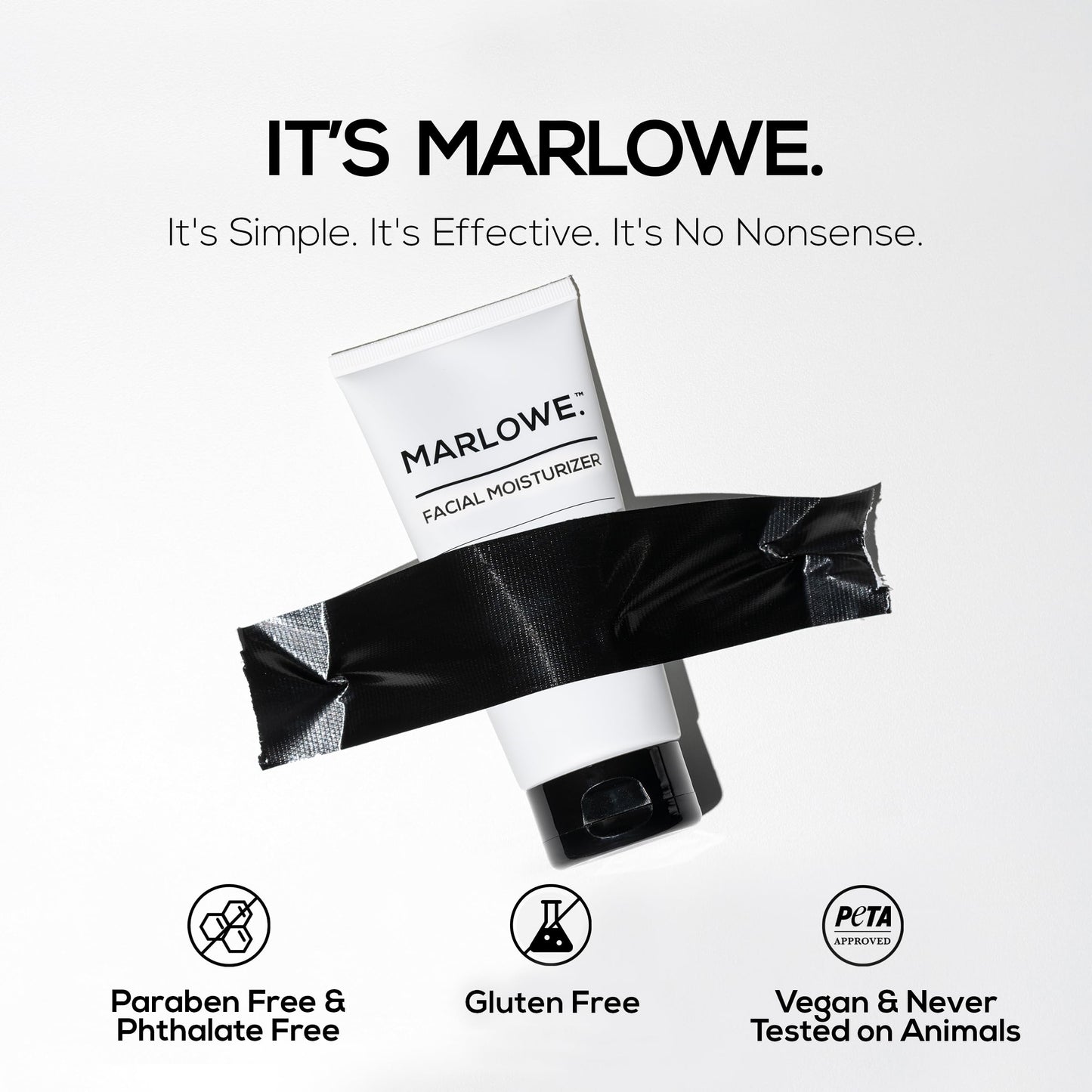 MARLOWE. No.123 Men’s Facial Moisturizer, Lightweight Daily Lotion with Aloe Vera & Green Tea for Soft, Hydrated Skin, Fresh Aloe Citron Scent Beauty & Personal Care MARLOWE.