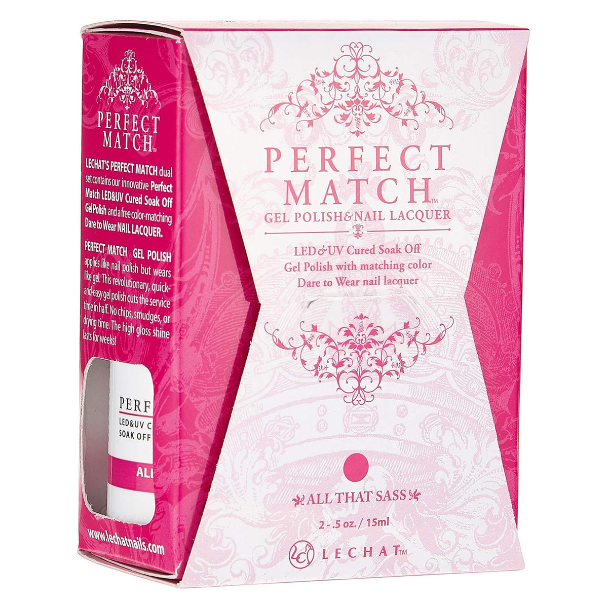 LeChat Perfect Match Gel Polish, All That Sass, 0.5 Ounce (PMS179)