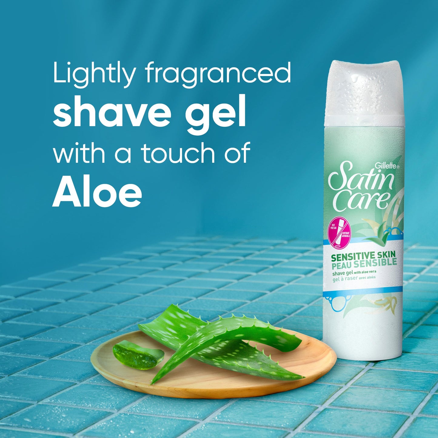 Gillette Satin Care Shaving Gel Sensitive, 7 oz Beauty and Personal Care Gillette Venus