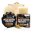 Viori Native Essence Shampoo and Conditioner Bar Set and Bamboo Holder - Made with Rice Water for Hair Growth - Handcrafted Sulfate Free Shampoo Beauty & Personal Care Viori