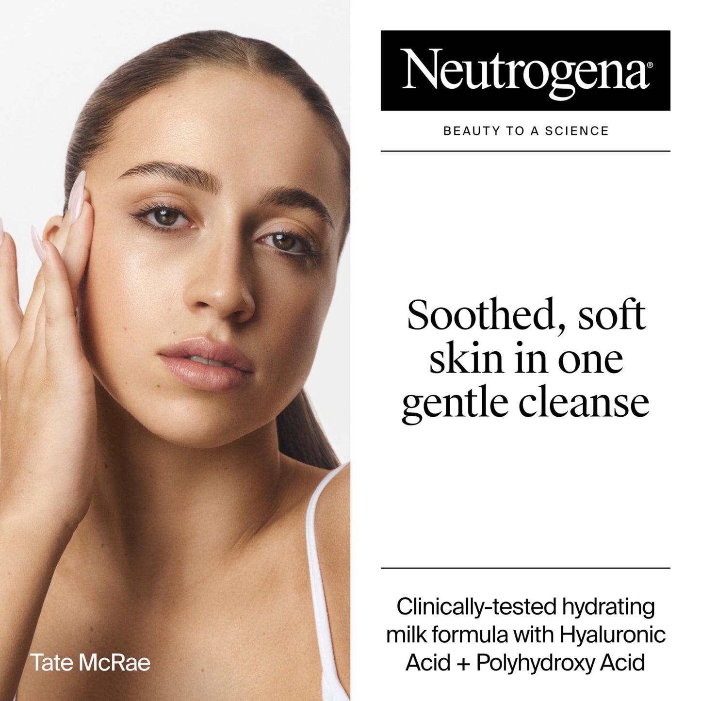 Neutrogena Hydro Boost Face Wash Soothing Milk Cleanser, Fragrance Free Hydrating Facial Cleanser With Hyaluronic Acid, Sensitive Skin Face Wash Beauty & Personal Care Neutrogena