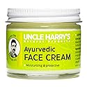 Uncle Harry's Natural Products Ayurvedic Face Cream with Jojoba Esters and Pure Essential Oils of Turmeric, Sandalwood, Palmarosa, and Cypress - Beauty & Personal Care Uncle Harry's Natural Products