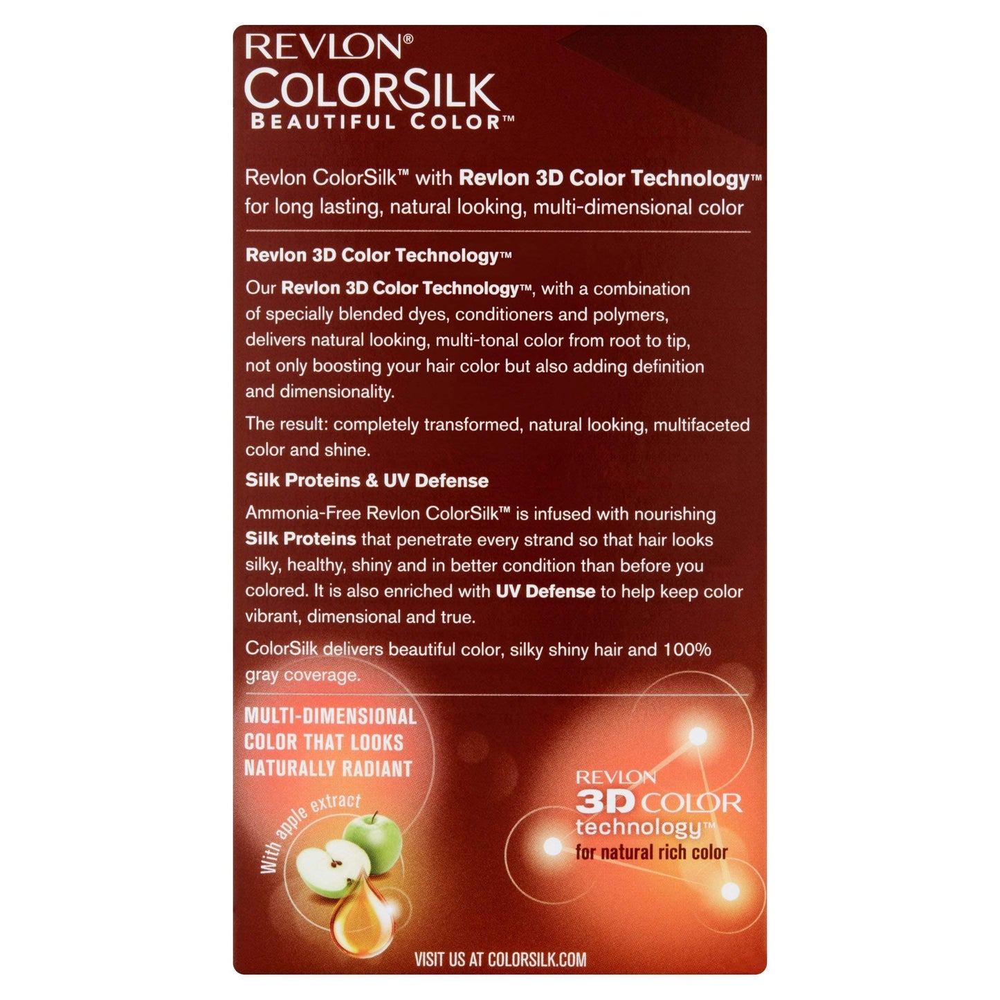 Revlon ColorSilk Hair Color 40 Medium Ash Brown 1 Each Beauty & Personal Care REVLON